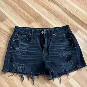 AE High Rise Jean Shorts